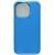 Чехол - накладка совместим с iPhone 15 Pro "Soft Touch" голубой 16 /с логотипом/