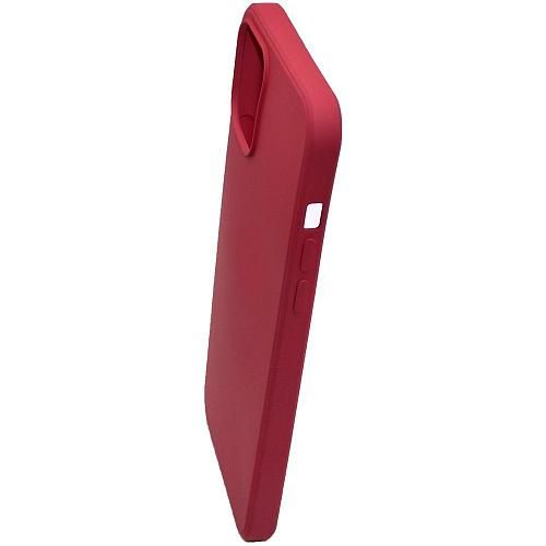 Чехол - накладка совместим с iPhone 12 mini (5.4") YOLKKI Rivoli силикон темно-розовый