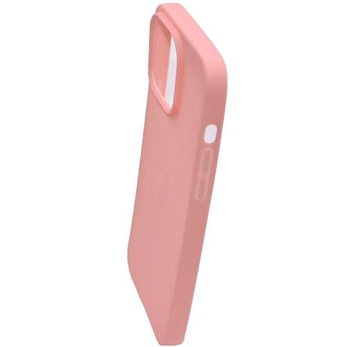 Чехол - накладка совместим с iPhone 14 Pro YOLKKI Alma силикон матовый светло-розовый (1мм)