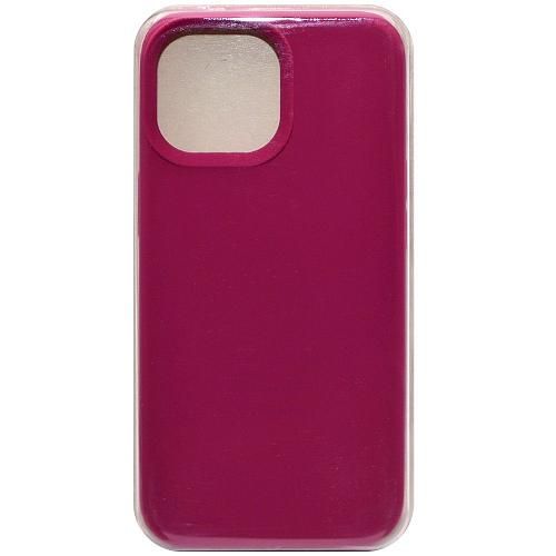 Чехол - накладка совместим с iPhone 15 Pro Max "Soft Touch" темно-лиловый 54 /с логотипом/