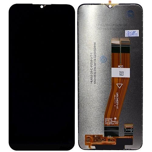 Дисплей совместим с Samsung SM-A035F/Galaxy A03 + тачскрин черный Oриг 100%