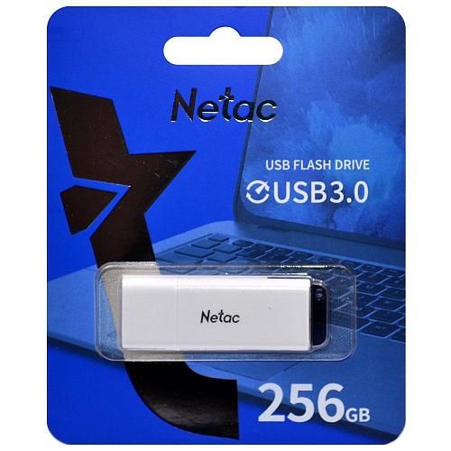 256GB USB 3.0 Flash Drive NETAC U185 белый (NT03U185N-256G-30WH)