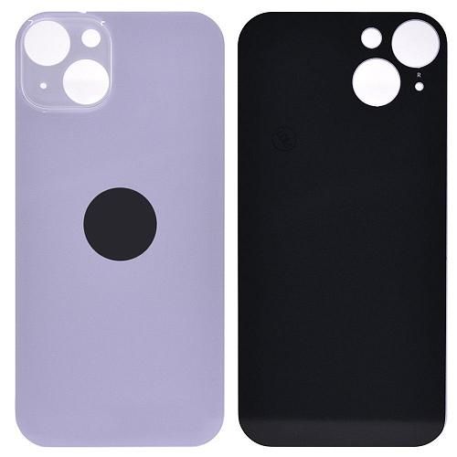 Стекло задней крышки совместим с iPhone 14 фиолетовый литое orig Factory