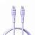 Кабель USB TYPE-C - TYPE-C REMAX Leya RC-C091c фиолетовый PD65W (1м)