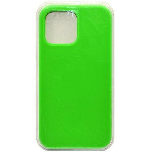 Чехол - накладка совместим с iPhone 12 Pro Max (6.5") "Soft Touch" зеленый 66 /с логотипом/