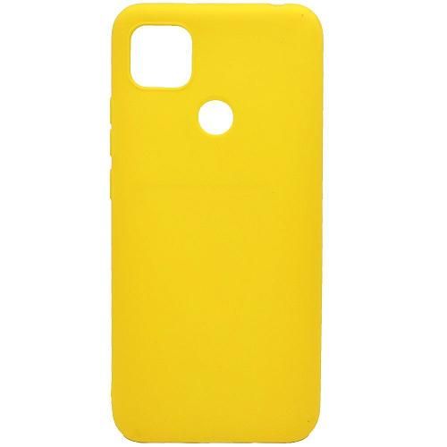 Чехол - накладка совместим с Xiaomi Redmi 10A YOLKKI Alma силикон матовый желтый (1мм)