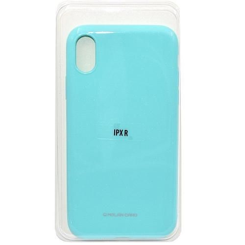 Чехол - накладка совместим с iPhone Xr MOLAN CANO Jelly Shine силикон бирюзовый
