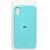 Чехол - накладка совместим с iPhone Xr MOLAN CANO Jelly Shine силикон бирюзовый