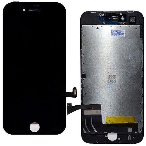 Дисплей совместим с iPhone 8/SE 2020 + тачскрин + рамка черный (матрица orig) AA