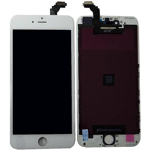 Дисплей совместим с iPhone 6 Plus + тачскрин + рамка белый LG