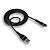 Кабель USB - Lightning  3.1A, магнитный, 1m  WALKER C775 черный