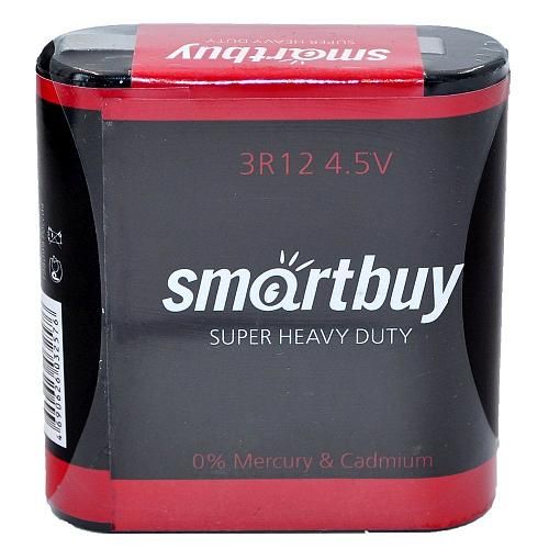 Батарейка 3R12 солевая SmartBuy (в пленке/1шт)