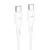 Кабель USB TYPE-C - TYPE-C YOLKKI Standart C 60W белый (1м)