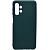 Чехол - накладка совместим с Samsung Galaxy A13 4G YOLKKI Alma cиликон матовый темно-зеленый (1мм)