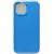 Чехол - накладка совместим с iPhone 15 Plus "Soft Touch" голубой 16 /с логотипом/