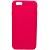 Чехол - накладка совместим с iPhone 6 Plus "Soft Touch" ярко-розовый /без лого/