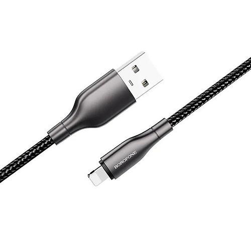 Кабель USB - Lightning 8-pin BOROFONE BX54 черный (1м)
