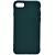 Чехол - накладка совместим с iPhone 7/8/SE 2020 YOLKKI Alma силикон матовый темно-зеленый (1мм)