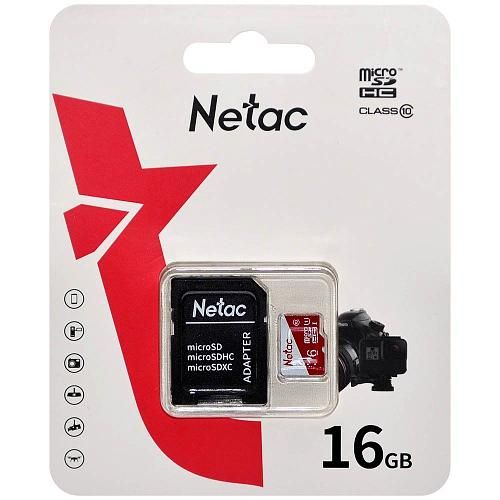 16GB NETAC P500 Eco MicroSD class 10