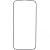 Защитное стекло совместим с iPhone 14 Pro Max YOLKKI Progress 2,5D с рамкой черное /в упаковке/