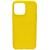Чехол - накладка совместим с iPhone 14 Pro Max YOLKKI Alma силикон матовый желтый (1мм)