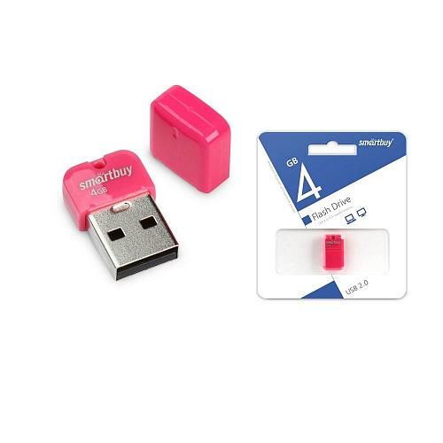 4GB USB 2.0 Flash Drive SmartBuy Art розовый (SB4GBAP)