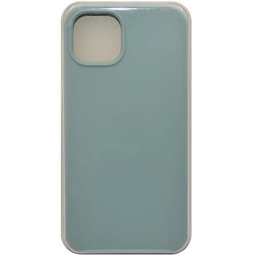 Чехол - накладка совместим с iPhone 13 (6.1") "Soft Touch" пыльно-мятный 17 /с логотипом/