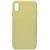 Крышка Soft Touch iPh Xs Max св желт