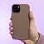 Чехол - накладка совместим с Samsung SM-A125F/Galaxy A12/M12 YOLKKI Alma cиликон матовый кофейный (1мм)