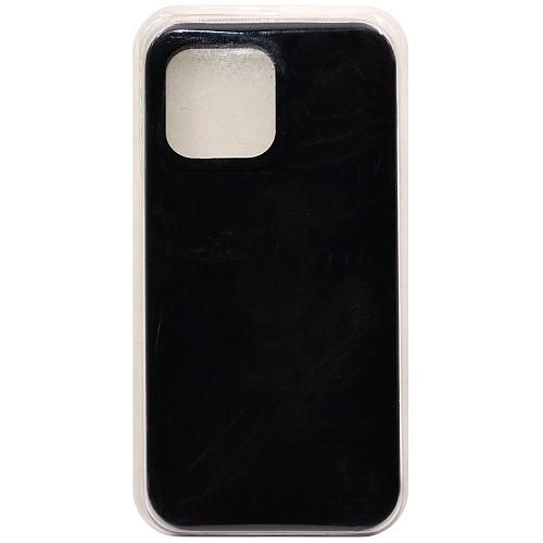 Чехол - накладка совместим с iPhone 12 Pro Max (6.5") "Soft Touch" черный /с логотипом/