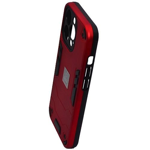 Чехол - накладка совместим с iPhone 13 Pro (6.1") "Shape" красный