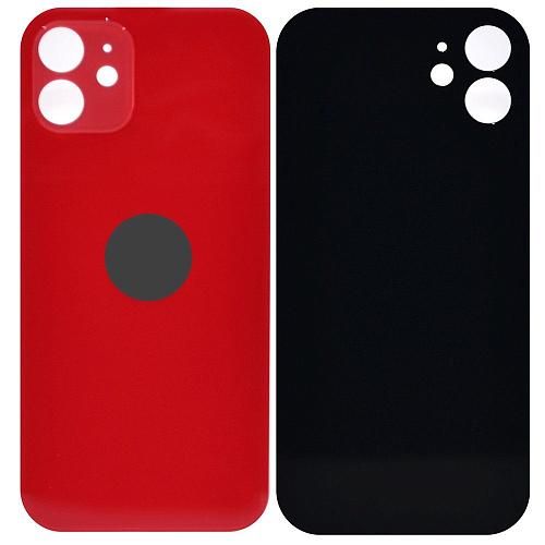 Стекло задней крышки совместим с iPhone 12 красный литое orig Factory