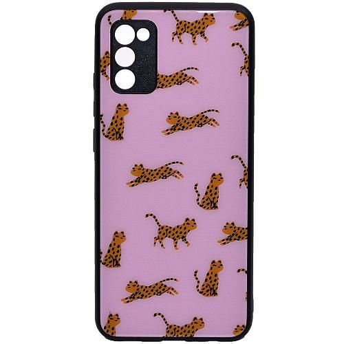 Чехол - накладка совместим с Samsung SM-A025F/Galaxy A02s "Glass" Cute Вид 20