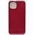 Чехол - накладка совместим с iPhone 14 (6.1") "Soft Touch" бордовый 25 /с логотипом/