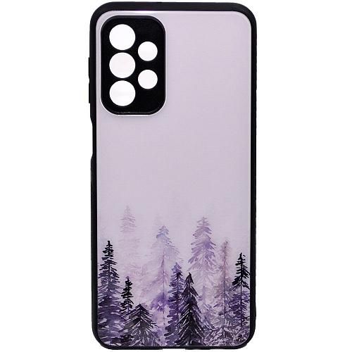 Чехол - накладка совместим с Samsung Galaxy A23 4G "Glass" Mood Вид 05