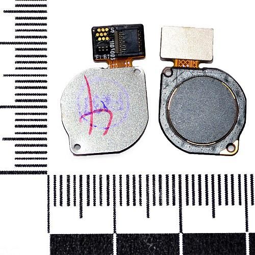 Шлейф совместим с Honor 9X + сканер отпечатка пальца черный orig Factory