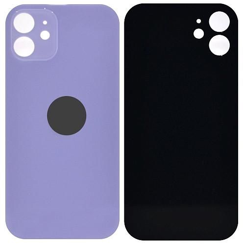 Стекло задней крышки совместим с iPhone 11 фиолетовый литое orig Factory
