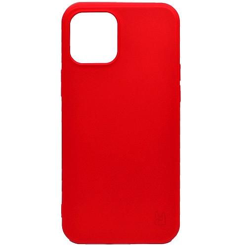 Чехол - накладка совместим с iPhone 12/12 Pro (6.1") YOLKKI Rivoli силикон красный